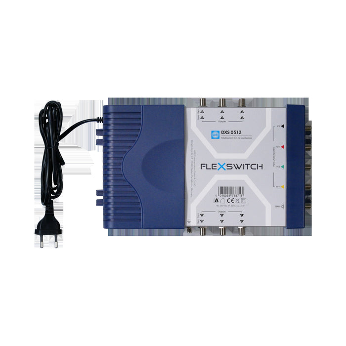 Wisi - Multischalter Multischalter Standalone DXS 0512 5in12,TERR.aktiv  − 1 Stück
