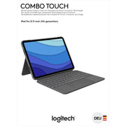 Logitech - Tastatur Combo Touch 920-010208 SmartConnector,grau