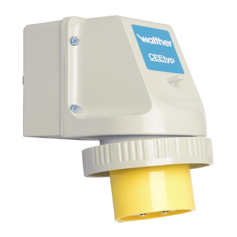 Walther Werke - CEE-Gerätestecker (IEC 60309) Wandgerätestecker 32A 638504 5P 110V 4h IP67