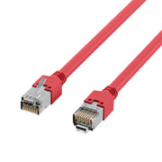 EFB-Elektronik - Patchkabel Kupfer Crossoverkabel Cat. 5e rot K2793.1 2xRJ45 SFTP 1m − 5 Stück