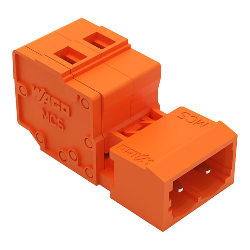 WAGO - Kabelsteckverbinder für Leiterplattensteckverbinder 1-Leiter-Stiftleiste 231-632 CAGECLAMP,2,5mm²,or − 100 Stück