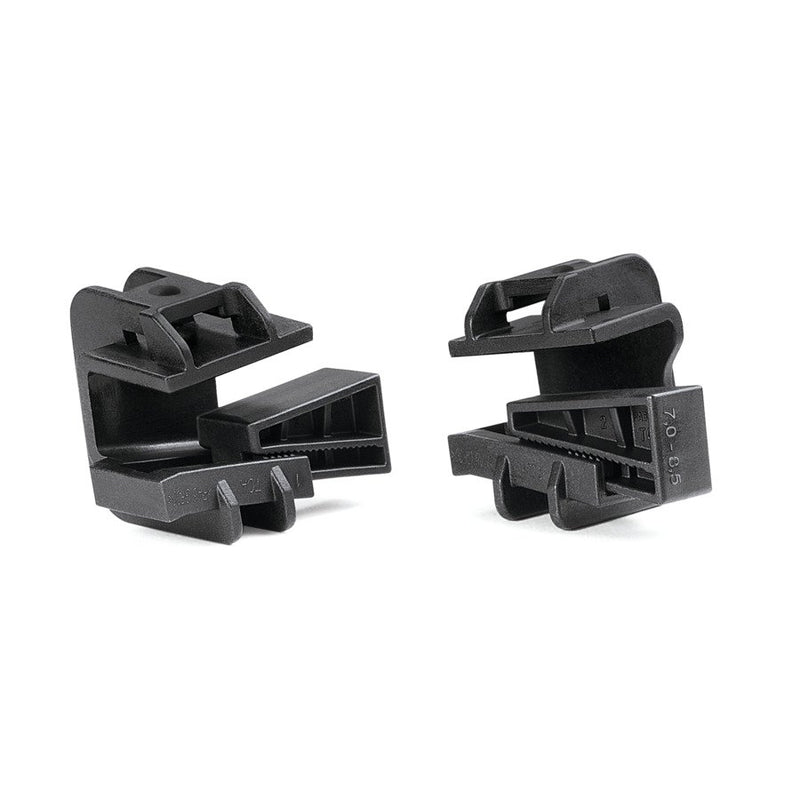 HellermannTyton - Befestigungssockel und -element für Kabelbinder Trägerklemme BeamClamp #151-00822 B-PA6GF30-BK − 200 Stück
