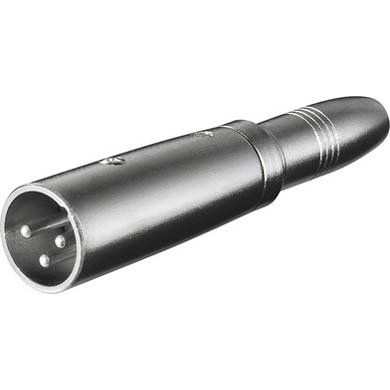 Goobay - Kommunikationstechnik-Adapter XLR-Adapter 27454 XLR-Steck.>6,35Kuppl