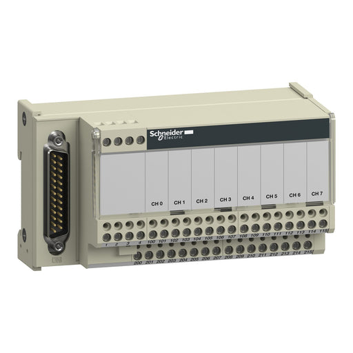 Schneider Electric - Passiver Sensor-/Aktor-Verteiler (mit Leitung) Klemmblock Analogeingang ABE7CPA02 SUB-D 25pol