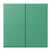 Jung - Abdeckung/Bedienelement für Installationsschalterprogramme Wippe 2fach m. Lichtleiter LC 995 KO5 250 vert 59 (4320G)