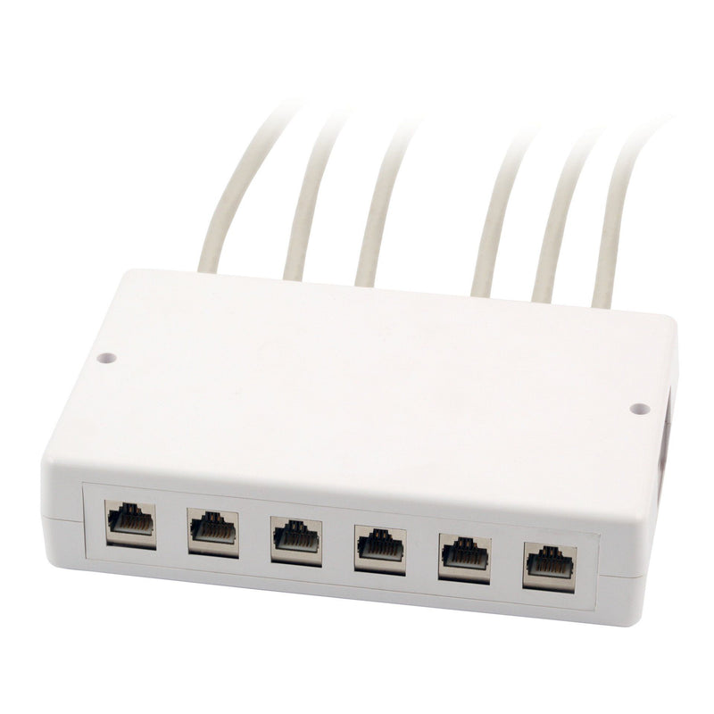 EFB-Elektronik - Kommunikationsanschlussdose Kupfer Industrie Keystone Verteilerbox ET-25174.1 Aufputz 6/12 Port