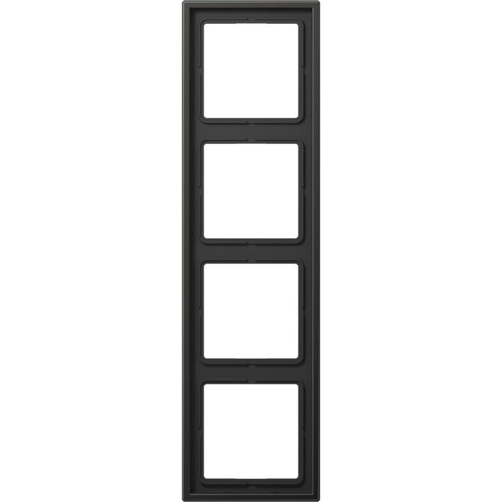 Jung - Abdeckrahmen Rahmen 4-fach anth AL 2984 AN waage/senkrecht