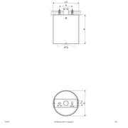 EVN Lichttechnik - Downlight/Strahler/Flutlicht Deckenanbauleuchte 8139014 GU10 rd.alu schwenk