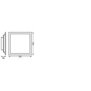 Ledvance - Decken-/Wandleuchte LED-Panel, WiFi Smart #4099854090370 RGBTW, weiß