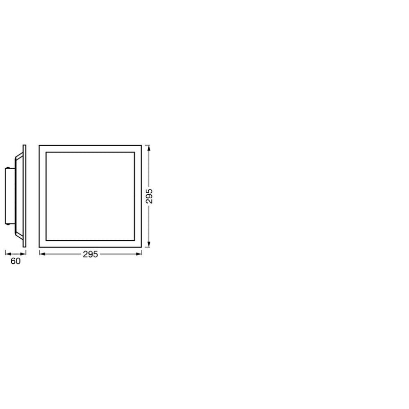 Ledvance - Decken-/Wandleuchte LED-Panel, WiFi Smart #4099854090370 RGBTW, weiß