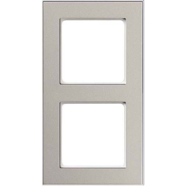 Peha - Abdeckrahmen Rahmen 2-fach D 20.672.222.022 Metall titan-rws
