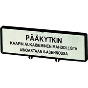 Eaton - Zubehör/Ersatzteile für Niederspannungs-Schalttechnik Träger mit Schild ZFS66-P3 T5 T5B P3 88x27mm
