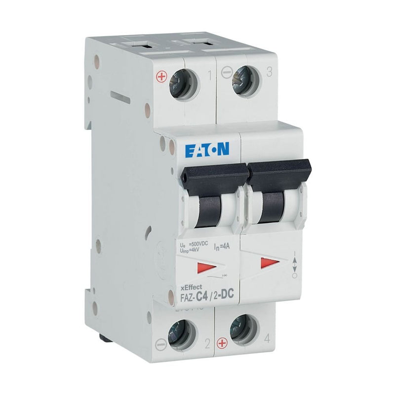 Eaton - Leitungsschutzschalter FAZ-C4/2-DC C 4A DC, 2p
