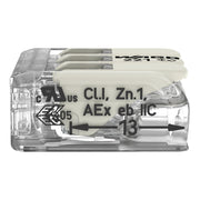 WAGO GmbH & Co. KG - Steckklemme COMPACT-Verbindungsklemme 221-683 Ex e,transparent − 30 Stück
