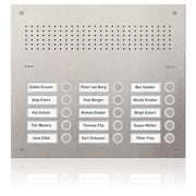 Ritto - Türstation für Türkommunikation Türstation Pur Edelstahl RGE1813125 Acero Audio, 15WE