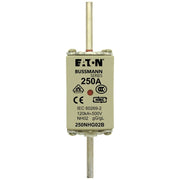 Eaton - Messersicherung Sicherungseinsatz Nieders. NH FUSE 25#250NHG02B 250A AC 500V 120kA − 3 Stück