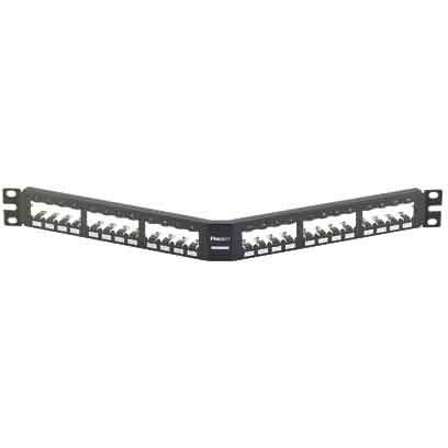 Panduit - Patchpanel Kupfer Patch-Panel CPA24BLY 1HE, 24Port − 10 Stück