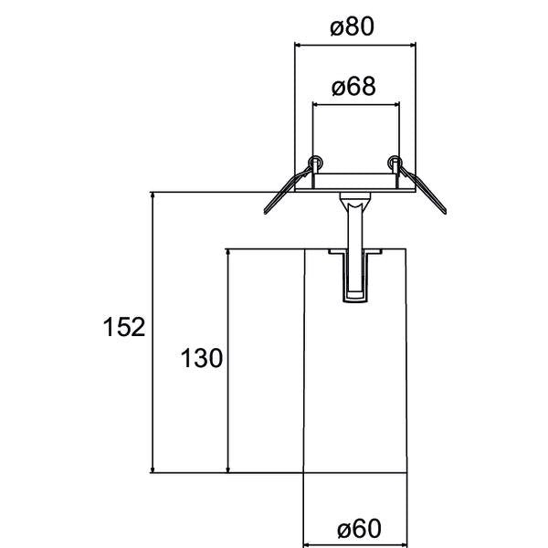 Brumberg Leuchten - Downlight/Strahler/Flutlicht LED-Halbeinbau-Strahler 88793184DA 4000K