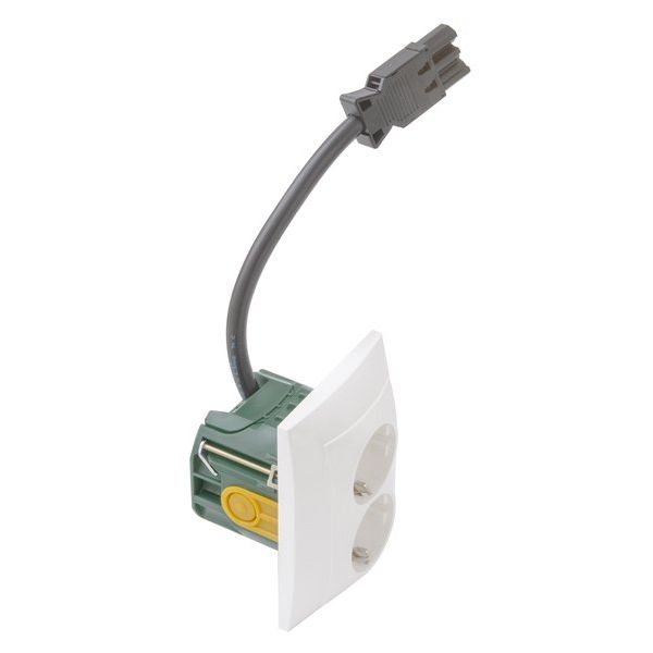 Peha - Schalter-/Steckdosenkombination Socketline Connect H 11.6612.02 SI GE30 Geräte-Kombi, rws