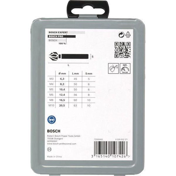 Bosch - Senkbohrerset PRO Soft Metal HSS 2608597527 Kegelsenker Set