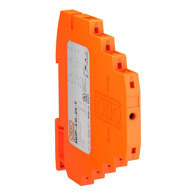 OBO Bettermann - Kombi-Ableiter für Informations-/MSR-Technik Blitzbarriere MDP-4 D-24-T