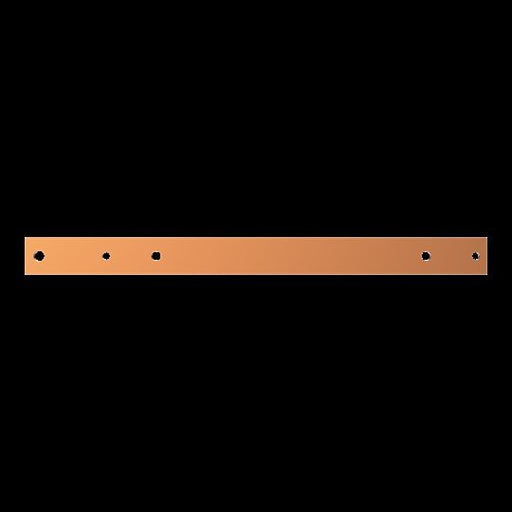 Striebel&John - Sammelschiene Kupferschiene ZX1071 40x10mm L:548mm