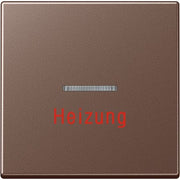 Jung - Abdeckung/Bedienelement für Installationsschalterprogramme Wippe Aufs.Heizung/Notsch. A 590 H MO für Kontrollschalter