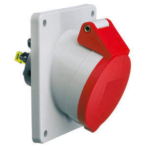 Bals Elektrotech - CEE-Anbausteckdose (IEC 60309) Anbausteckdose geneigt 16A 12805 5p 400V 6h IP44