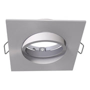 EVN Lichttechnik - Downlight/Strahler/Flutlicht Einbauring quad. o.Fassung 834015 schwenkbar, chrom-mt