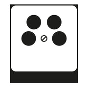 Jung - Einsatz/Abdeckung für Kommunikationstechnik Abdeckung aws CD 561-4 SAT2 WW für 4L-SAT-TV-Dose