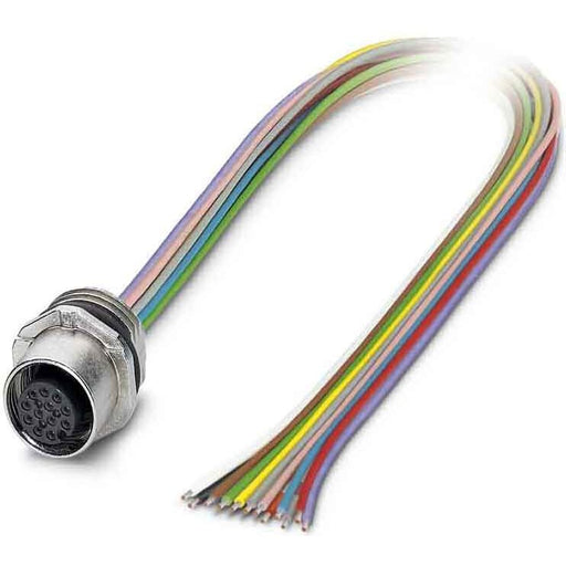 Phoenix Contact - Rundsteckverbinder, feldkonfektionierbar (Industriesteckverbinder) Einbausteckverbinder SACC-E-FS-1 #1556252 Sensor-/Aktor-Wandd.