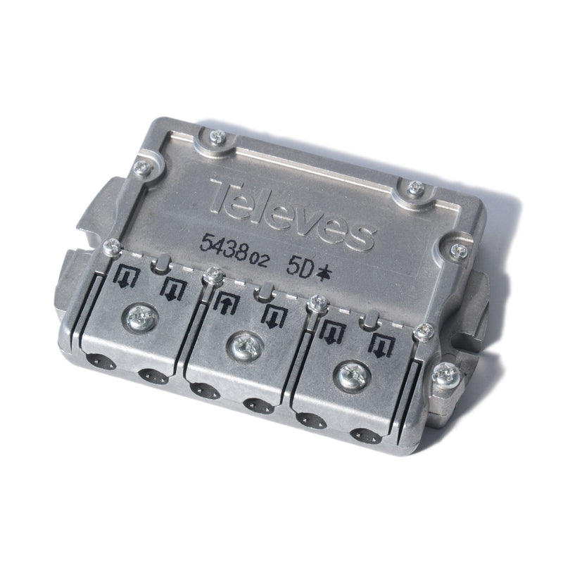 Televes - Abzweiger und Verteiler Easy-F-Verteiler 5f. EFV 5 11dB, 5-2400Mhz