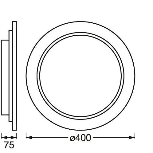 Ledvance - Decken-/Wandleuchte Deckenleuchte SMART #4058075754751 WIFI
