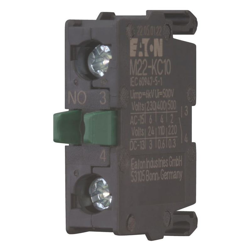 Eaton - Hilfsschalterblock Kontaktelement M22-KC10 1S, Boden