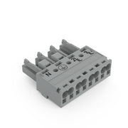 WAGO - Steckverbinder für steckbare Gebäudeinstallation Buchse 4-polig 770-244/060-000 Kod. B,grau − 50 Stück