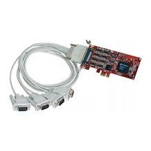 Pepperl+Fuchs Fabrik - Feldbus, Dez. Peripherie - Analoges/dig. Ein-/Ausgangs-Modul PCIe-Multiport-Karte ICRPC-4DB9-FC Serielle − 1 Stück