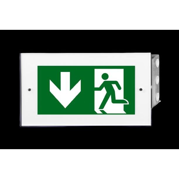 H1 - Sicherheitsleuchte Rettungszeichenleuchte Bouncer Recessed CBS