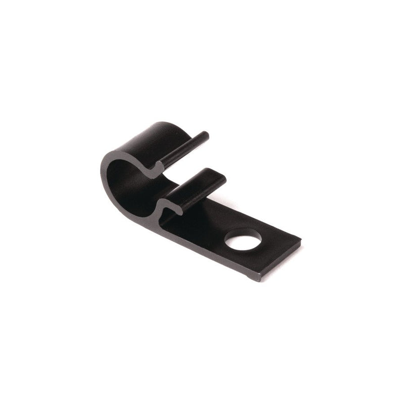 HellermannTyton - Befestigungsschelle für Kabel/Rohre Kabelhalter 8D15 POM BK 200 schwarz − 200 Stück