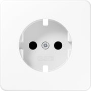 Jung - Abdeckung/Bedienelement für Installationsschalterprogramme Zentralplatte CD 1520 KIPL WW f. SCHUKO-Steckdose
