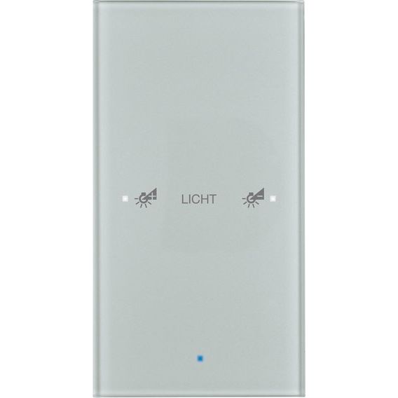 Berker - Bussystem-Tastsensor Glas-Sensor 1fach 75141134 alu