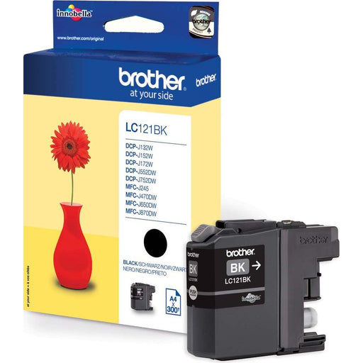 Brother - Verbrauchsmaterial für Telefax/Drucker/MFC Tintenpatrone LC-121BK sw