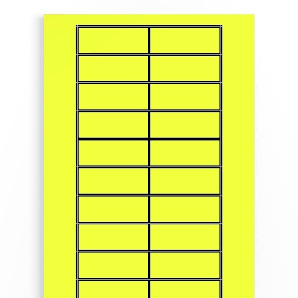 Weidmüller - Kennzeichnungsmaterial PAGETAB 56X22 − 25 Stück