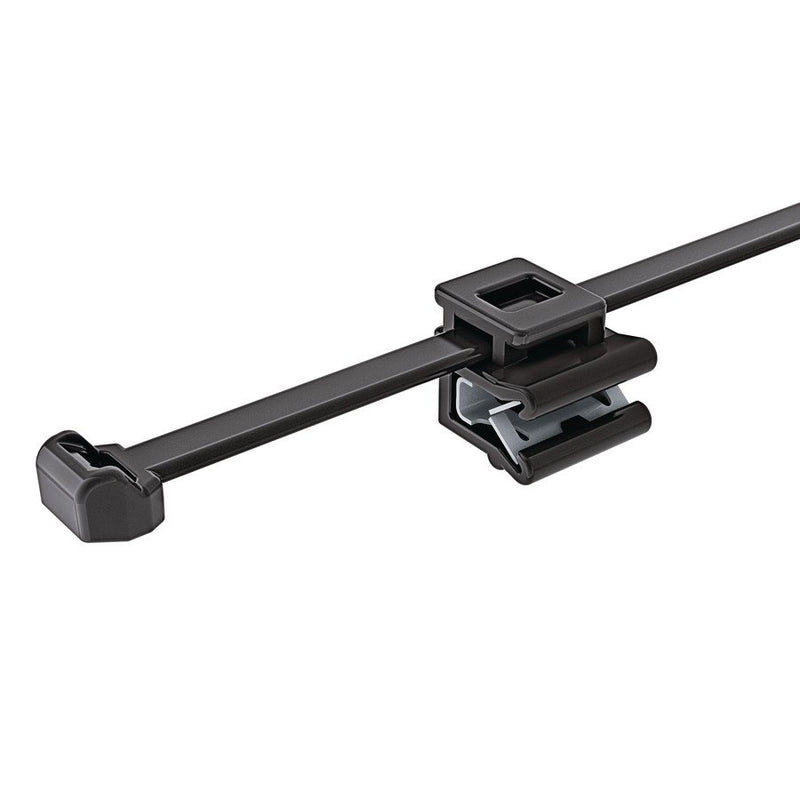 HellermannTyton - Kabelbinder Befestigungsbinder T50ROSEC5B-W schwarz − 500 Stück