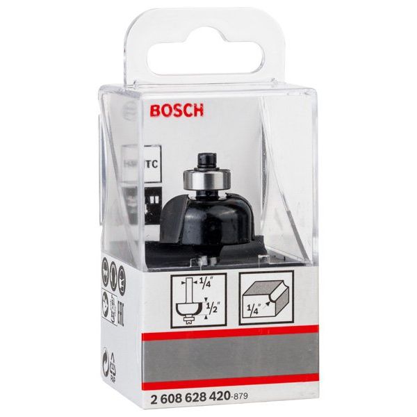 Bosch - Fräser PRO Hohlkehlfräser, L 2608628420 1/4