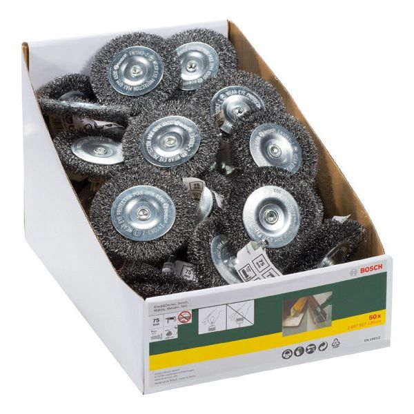Bosch - Rotierende Drahtbürste Scheibenbürste für 2607017120 Bohrmaschinen
