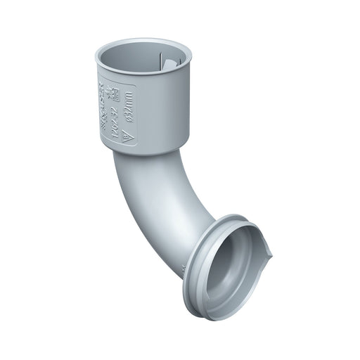Kaiser - Zubehör/Ersatzteile für Dose/Gehäuse für Montage in der Wand/Decke Betonbau, B2 Rohrkupplung 1262-32 90Grd für 32mm-Rohre