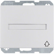 Berker - Steckdose SCHUKO-Steckdose alu 47527203 Deckel/Beschriftung