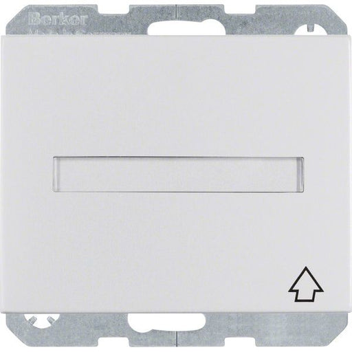 Berker - Steckdose SCHUKO-Steckdose alu 47527203 Deckel/Beschriftung
