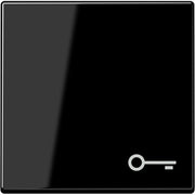 Jung - Abdeckung/Bedienelement für Installationsschalterprogramme Wippe Symbol Tür A 590 BF T SW schwarz