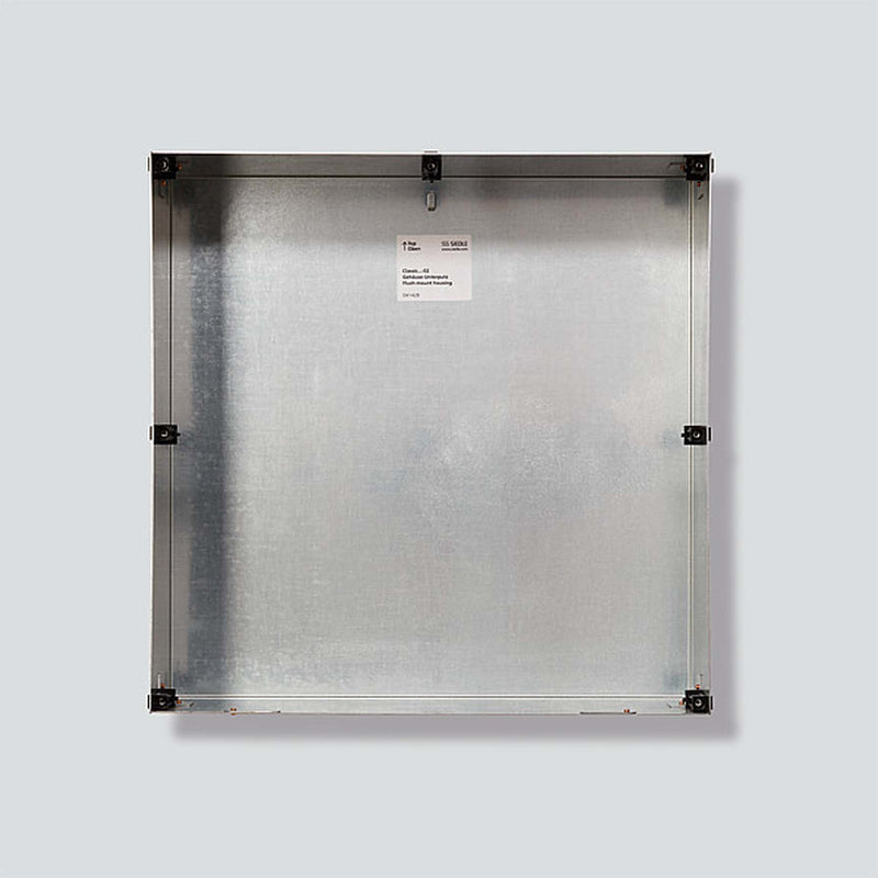 Siedle&Söhne - Montageelement für Türstation Briefkasten-Unterputzgehäu GU CL BF3 01 Classic, Stahlbl. vz